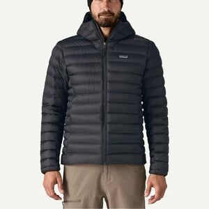 Patagonia Black Hooded Puffer Jacket
